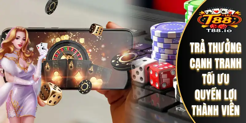 Trả thưởng cạnh tranh tối ưu quyền lợi thành viên